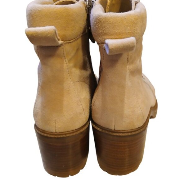 VINCE CAMUTO GAVIANA Suede Leather Lace up Combat Boots 7.5M - EUC - Picture 9 of 11